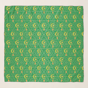 Eid al Fitr Mubarak Ramadan Kareem Moon Star Scarf