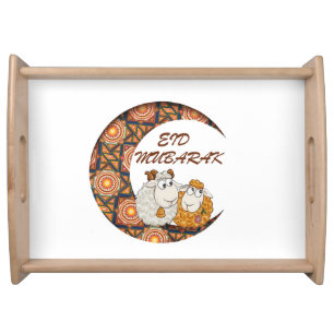 eid aladha mubarak 2026 serving tray