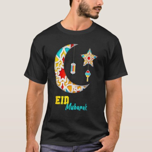 Eid Alfitr Mubarak Kareem Happy Ramadan Karim T_Shirt