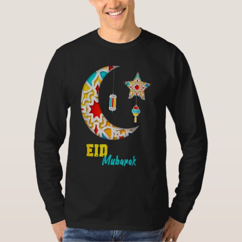 Eid Alfitr Mubarak Kareem Happy Ramadan Karim T_Shirt