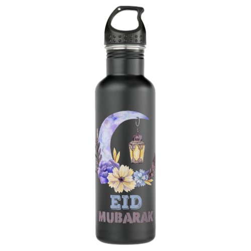 Eid Alfitr Mubarak Kareem Happy Ramadan Mubarak Ka Stainless Steel Water Bottle
