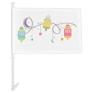 Eid Car Flag
