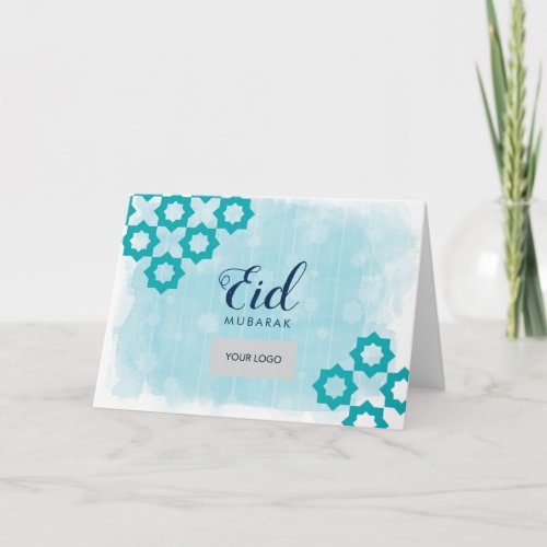 Eid Corporate Greeting Card _ Blue