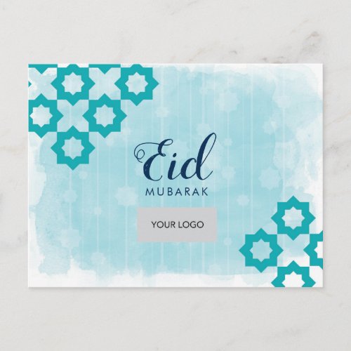 Eid Corporate Postcard _ Blue