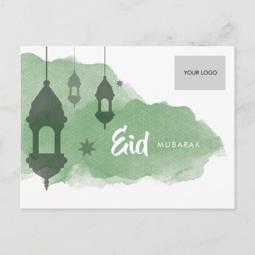 Eid Corporate Postcard _ Green