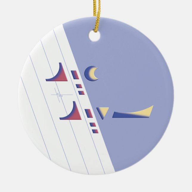 Eid Delight (Daylight) Ceramic Ornament (Front)