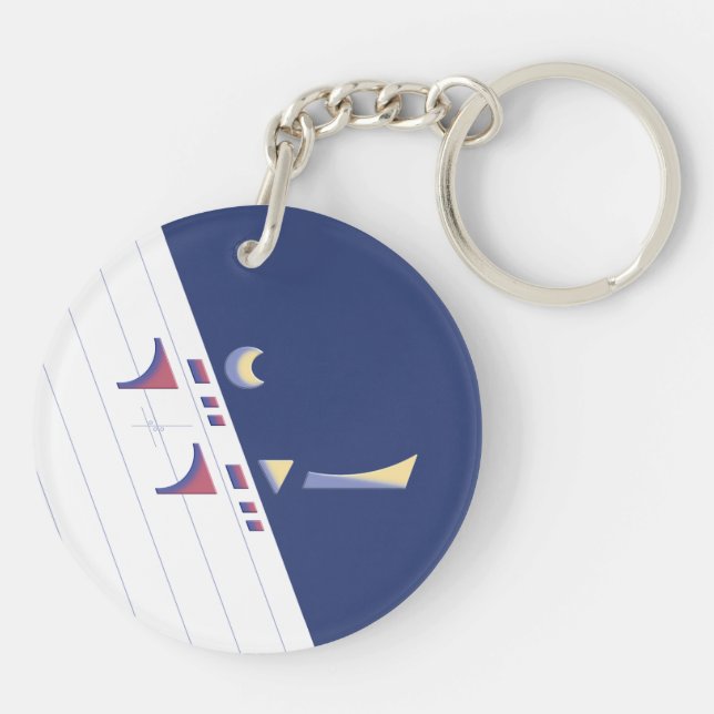 Eid Delight (Midnight) Keychain (Back)