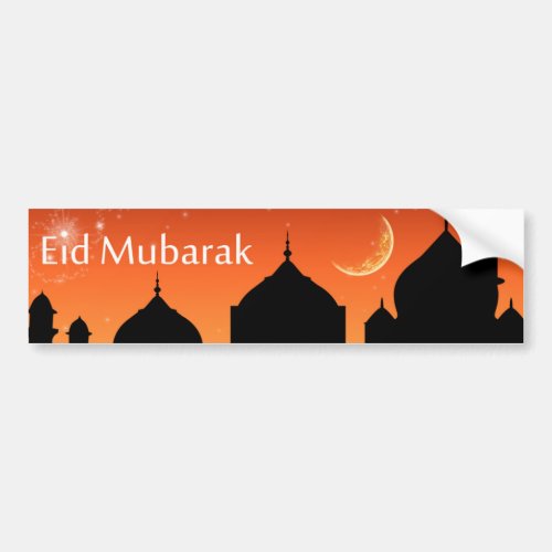 Eid Evening Sky _ Bumper Sticker