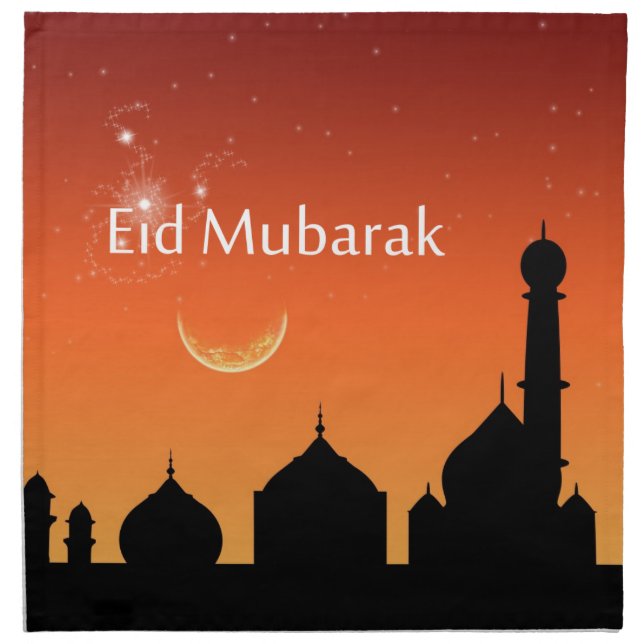 Eid Evening Sky - Napkin (Front)