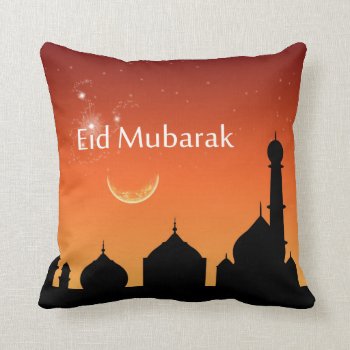 Eid Evening Sky - Pillow by SorayaShanCollection at Zazzle