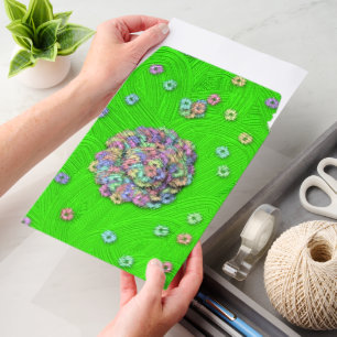 Eid floral 8-pointed star envelope mailers