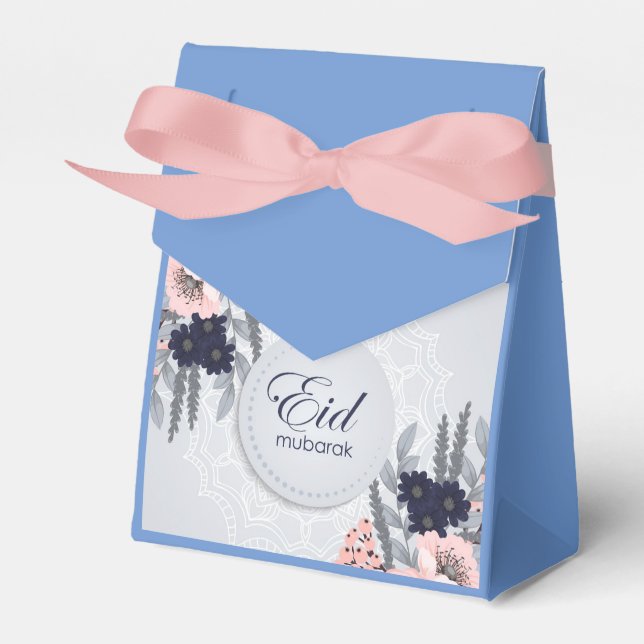 Eid flowers  favor boxes (Front Side)