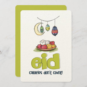 Eid Mamoul No Regrets   Calories Don’t Count! Invitation