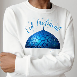 Eid Mubarak Blue Mosque  T-Shirt
