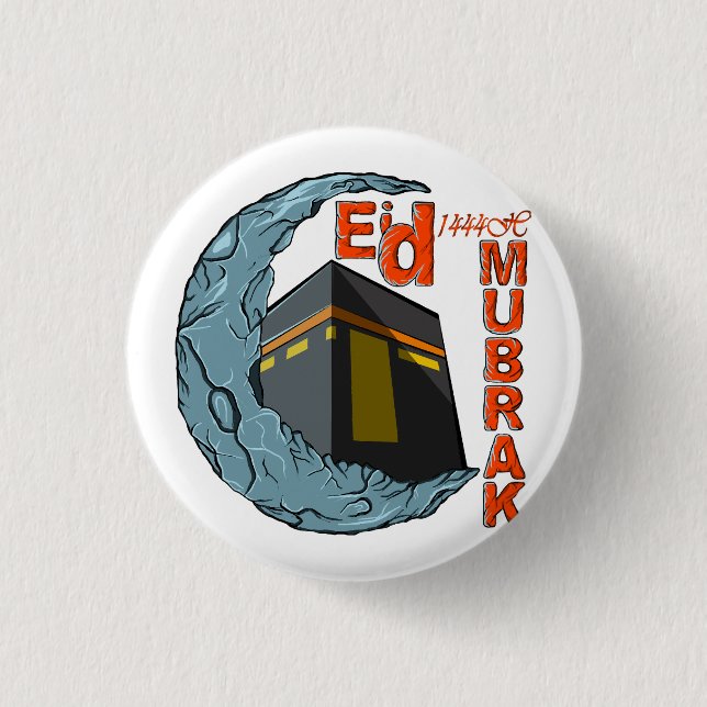 Eid mubarak button (Front)