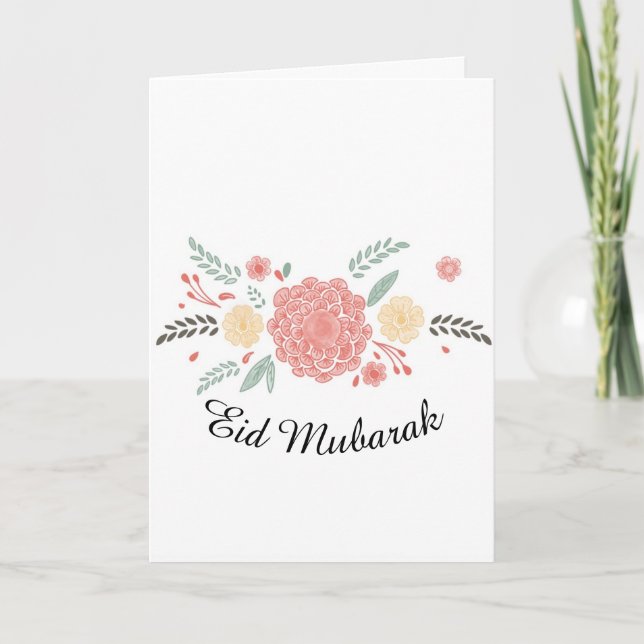 Eid Mubarak card (Front)