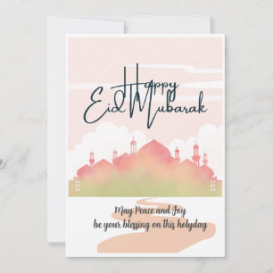 Eid Mubarak Card for the Festival
