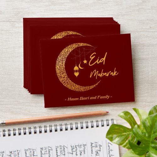 Eid Mubarak Cash Money Gift Muslim Kids Happy Eid Envelope