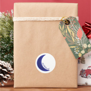 Eid mubarak classic round sticker