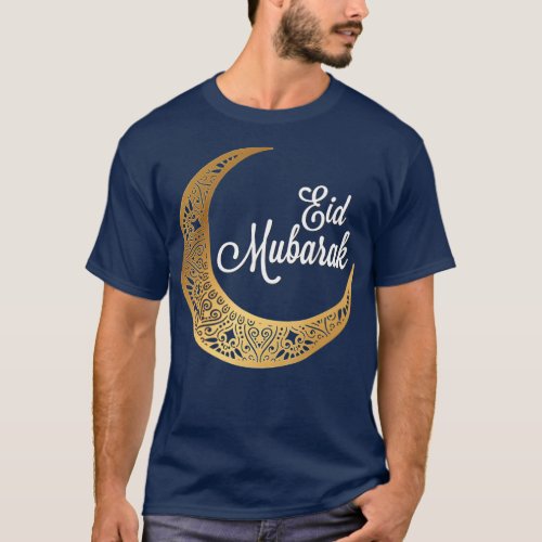 Eid Mubarak_Eid Al Fitr Islamic Holidays Design  T_Shirt