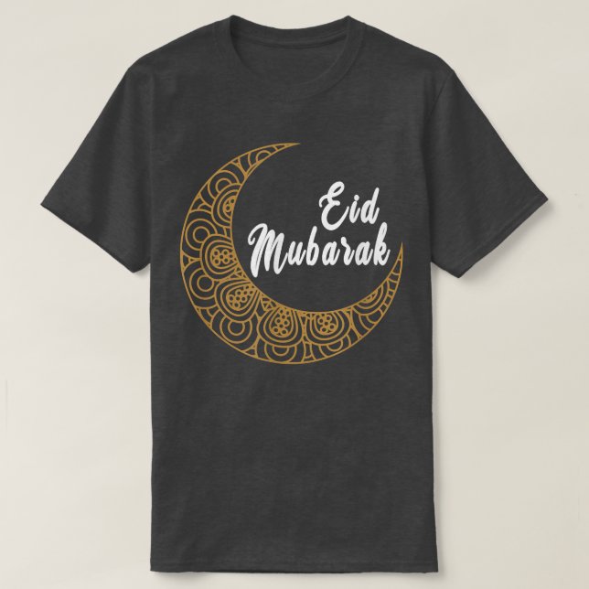 Eid Mubarak Eid Al Fitr Islamic Holidays Muslim Ha T-Shirt (Design Front)