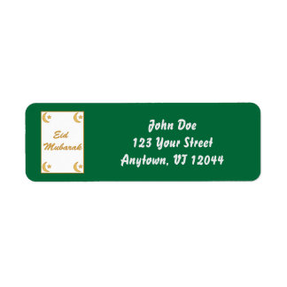 Eid Mubarak Eid al Fitr Personalize Label