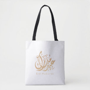 Eid Mubarak, Eid Gifts, arabic calligraphy Tote Bag
