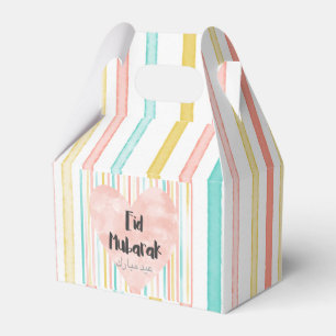Eid Mubarak Favor Box (Pastel)