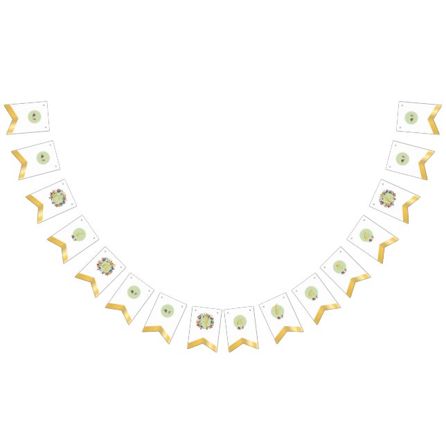 EID MUBARAK FLORAL BUNTING FLAGS (All)