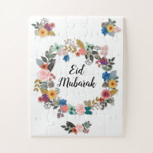 EID MUBARAK FLORAL WREATH PUZZLE