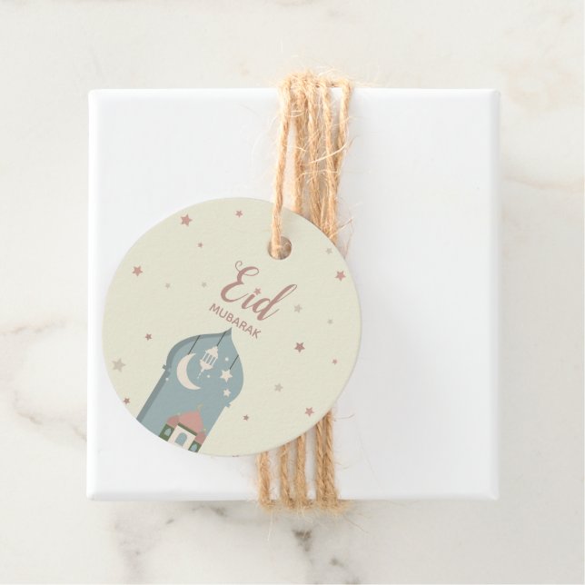 Eid mubarak for eid fitr gift tag (In Situ)