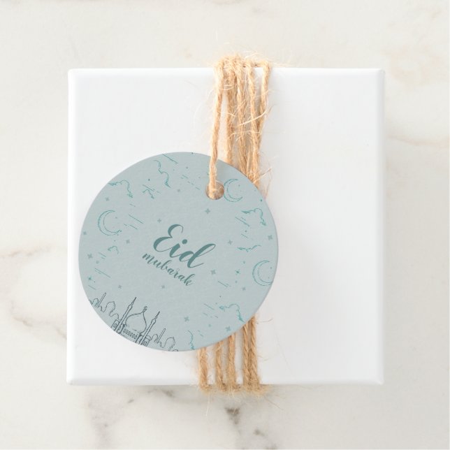 Eid mubarak for eid fitr gift tag (In Situ)