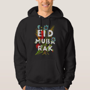 Eid Mubarak for Muslim Kids Eid al fitr adha Flora Hoodie