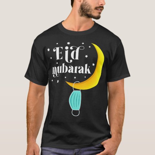 Eid Mubarak Funny Eid 2023 Mask Muslim Clothing Ei T_Shirt