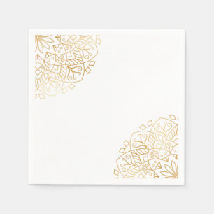 Eid Mubarak Golden Mandala Napkins