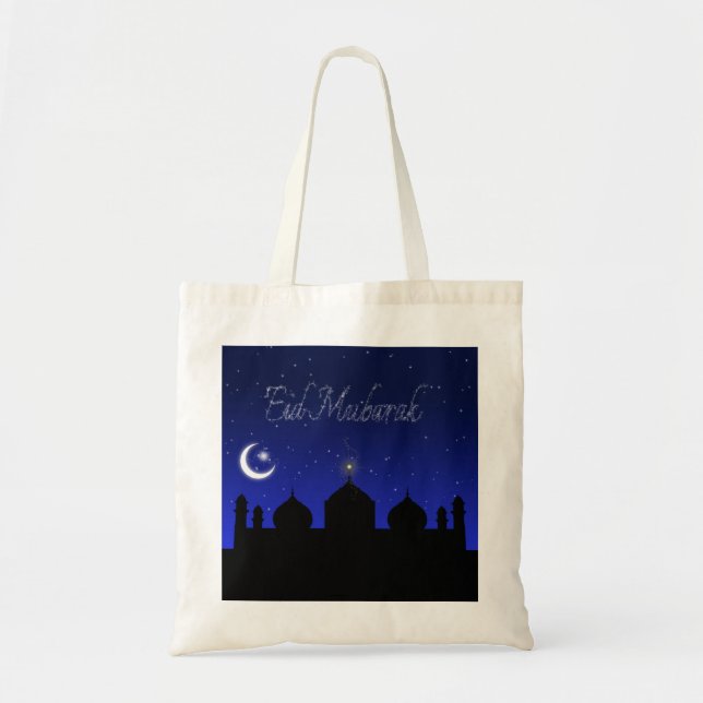 Eid Mubarak Greeting - Budget Tote Bag (Front)