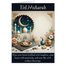 Eid Mubarak Greeting Card