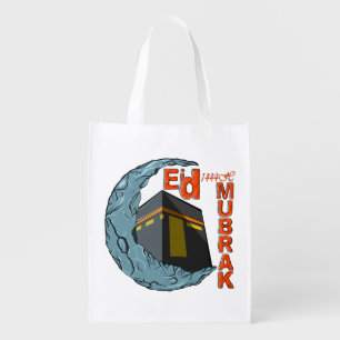 Eid mubarak grocery bag