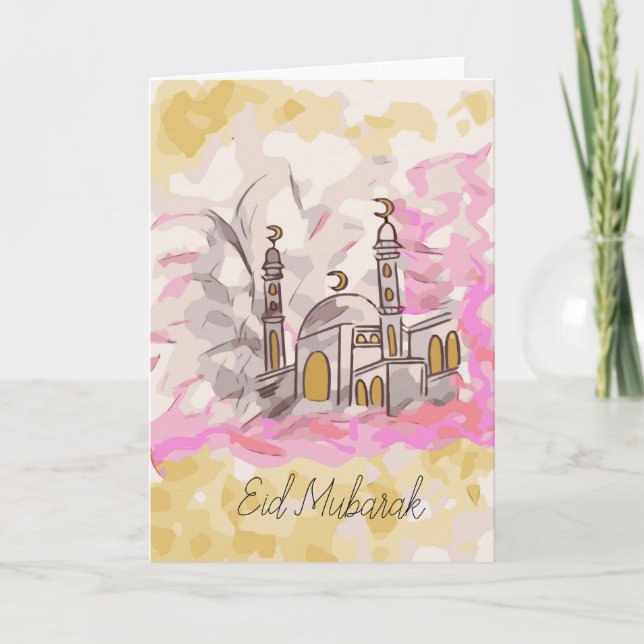 Eid Mubarak Holiday Card (Front)