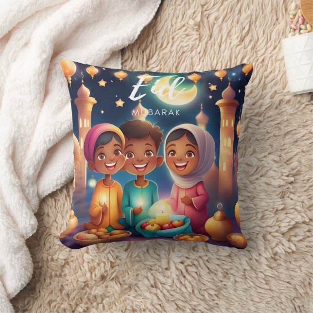 Eid Mubarak Iftar Cushion (Blanket)