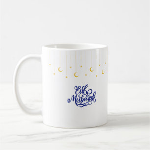 Eid Mubarak in Blue Color Coffee Mug