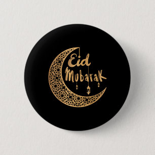 Eid Mubarak Kareem Islamic Fasting Kids Women Men Button