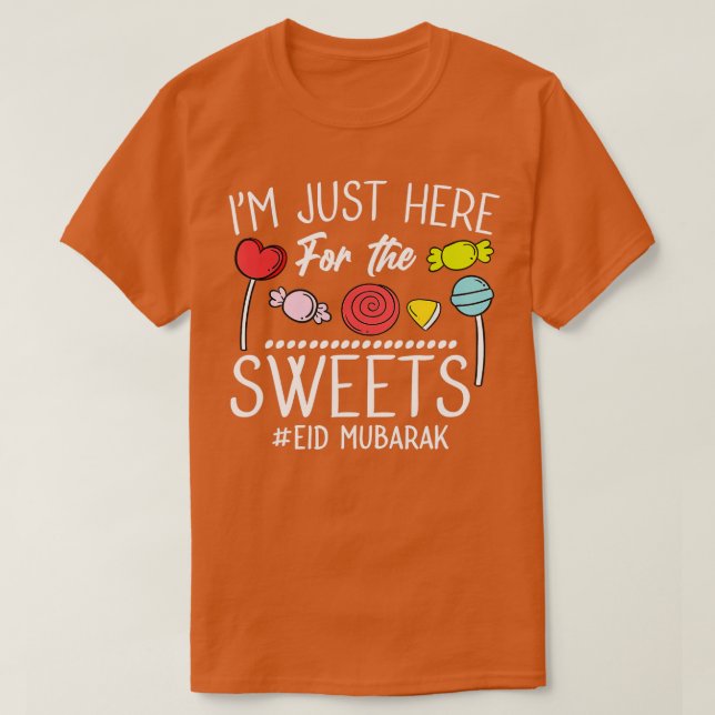 Eid Mubarak Kids Funny Happy Eid Al Fitr Eid Al Ad T-Shirt (Design Front)
