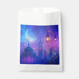 Eid Mubarak Magic Arabian Nights Crescent Colors Favor Bag