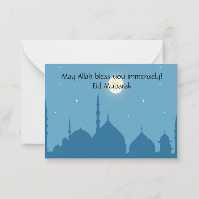 Eid Mubarak Note Card (Front)