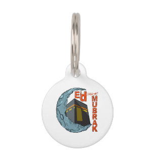 Eid mubarak pet ID tag