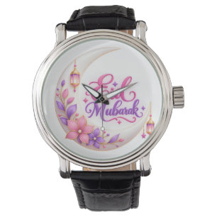 Eid Mubarak Pink and Purple Watch