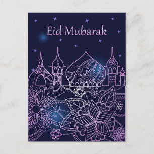 Eid Mubarak postcard