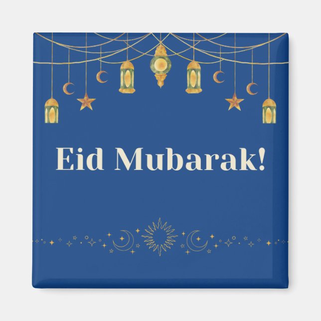 Eid Mubarak Ramadan Beautiful Magnet Gift (Front)