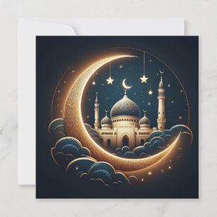 Eid Mubarak Ramadan Customizable Greetings Text Ho Holiday Card